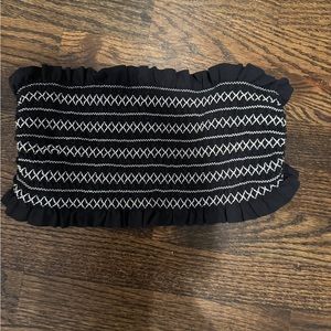 Tory Burch Costa Bandeau swim top